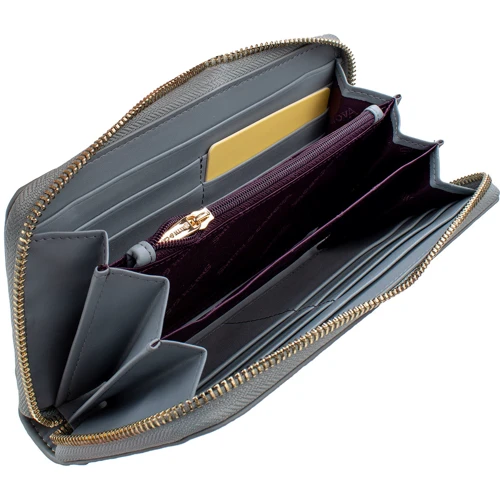 Женский кошелек Smith&Canova серый (FUL-26800-grey-dkgrey): Тип Кошельки
