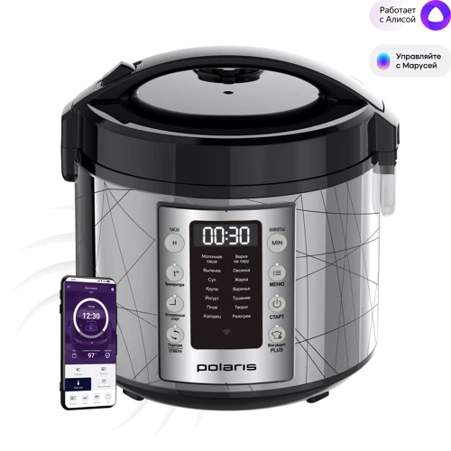 Мультиварка Polaris PMC 5020 Wi Fi IQ Home Silver