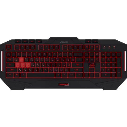 Клавиатура ASUS Cerberus MKII Gaming Keyboard: Тип клавиш мембранный