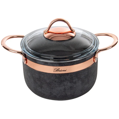 Кастрюля Brioni Antrasite Copper 18 см 2.5 л (764-004)