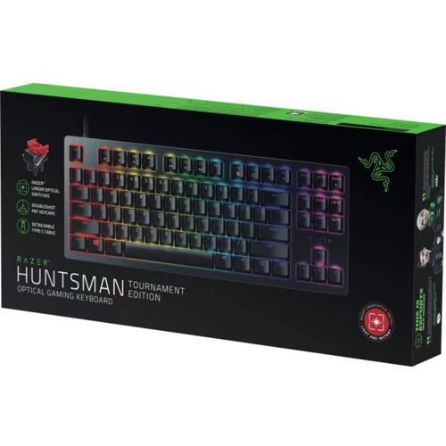 Клавиатура Razer Huntsman TE Red Switch RU USB (RZ03-03081000-R3R1): Тип клавиатуры игровая