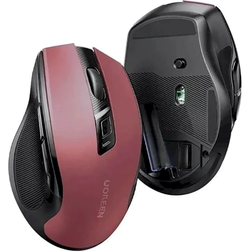 Мышь UGREEN MU006 Ergonomic Red (25752): Тип сенсора оптический