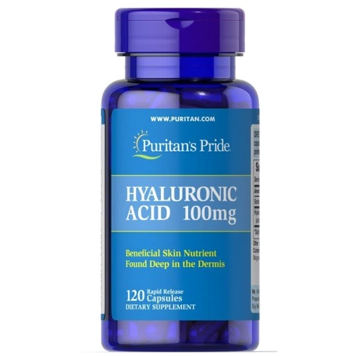 Puritan's Pride Hyaluronic Acid 100 mg Гіалуронова кислота 120 капс