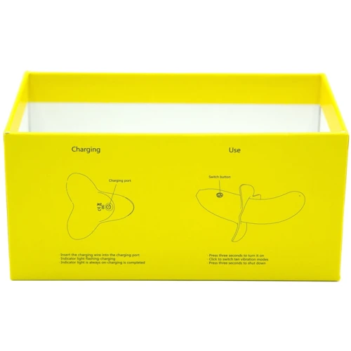 Вибратор BMS Factory Banana Bliss Mini Silicone Vibrator