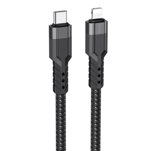 Кабель Hoco Cable USB-C to Lightning U110 20W 1.2m Black