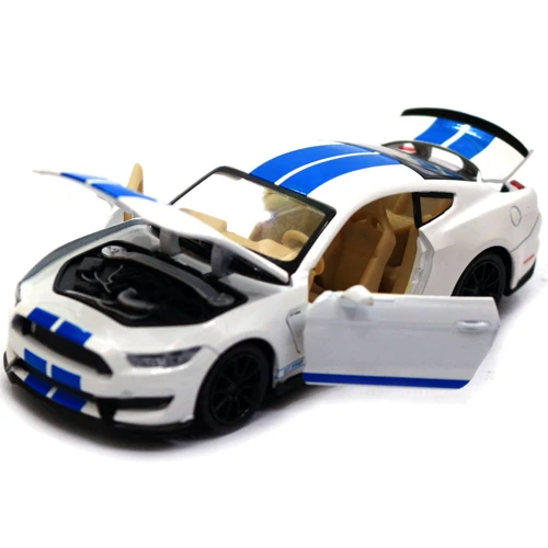 Машинка Автопром Ford Shelby GT350, белый (68441) фото 5