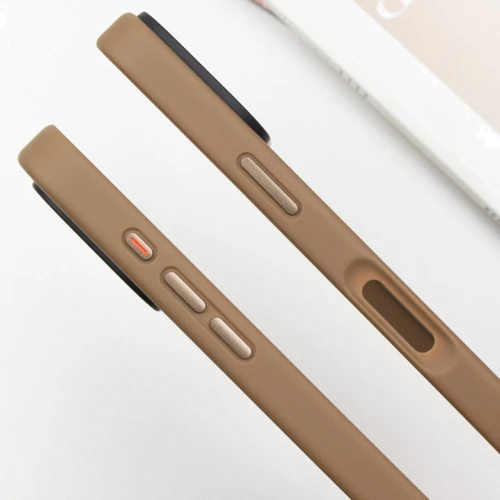 Чохол для iPhone Mobile Case TPU+PC Metal Buttons Gold для iPhone 16: Колір золотой