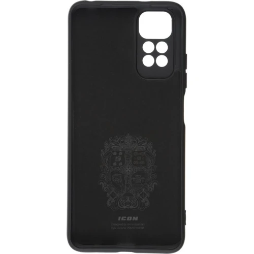 Чехол для телефонов ArmorStandart ICON Case Camera cover Black for Xiaomi Redmi Note 11 / Note 11s (ARM61577): Материал силикон