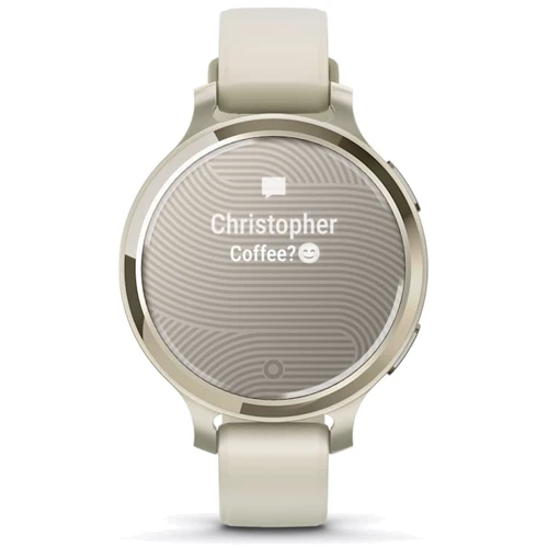 Смарт-часы Garmin Lily 2 Active Lunar Gold with Bone Silicone Band (010-02891-00): Материал ремешка Силикон