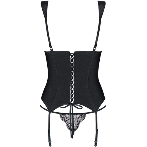Сексуальный корсет с кружевом Obsessive Charmea, S/M