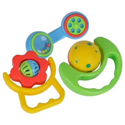 Набір брязкальця Simba Toys 3 шт Різнокольорові (4018066)