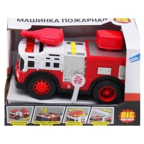 Машинка Big Motors пластикова Пожежна (2018-1AB): Виробник Big Motors
