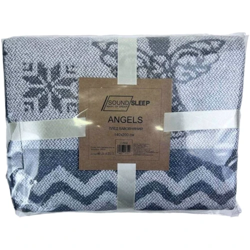 Плед SoundSleep Angels жаккард двусторонний серый 140х200 см (94271751): Производитель SoundSleep