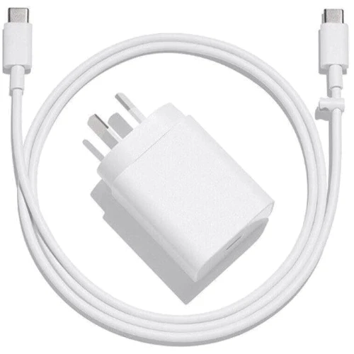 Зарядний пристрій Google USB-C Wall Charger Pixel 18W з USB-C Cable Clearly White (GA00724-EU)
