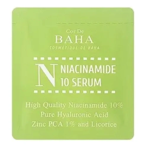 Cos De BAHA Niacinamide 10 Serum (N) Пробник осветляющей сыворотки для лица с ниацинамидом 1 ml