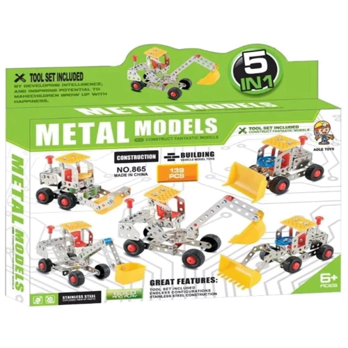 Конструктор Aole Toys стройтехника, 139 дет. (865)