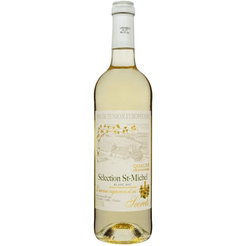 Вино Selection St-Michel Blanc Sec белое сухое 0.75 л (FSH_3249381025784)