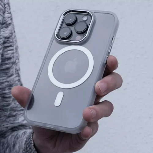 Чехол для iPhone WAVE Ardor Case with MagSafe Desert Titanium for iPhone 16 Pro Max: Материалы поликарбонат и полиуретан