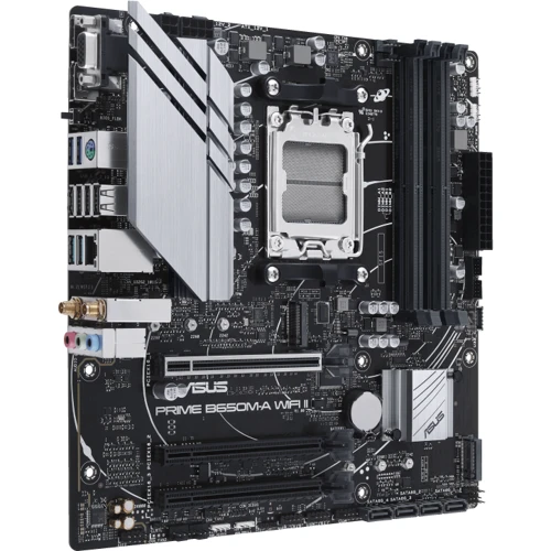 ASUS PRIME B650M-A WIFI II: Оперативная память 4xDDR5 6400+ МГц, до 128 ГБ