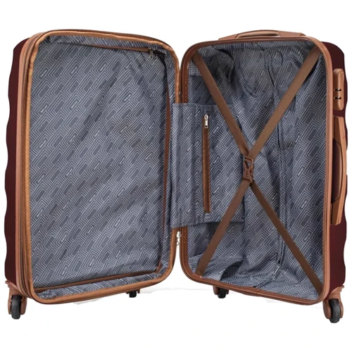 Чемодан Semi Line 28" (L) Burgundy (T5708-3): Тип ручки Телескопическая ручка, Короткая ручка