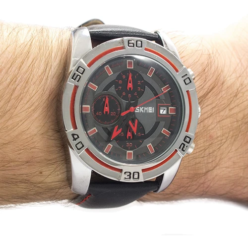 Наручний годинник Skmei 9156 Red (9156BOXR): Механізм кварцовий