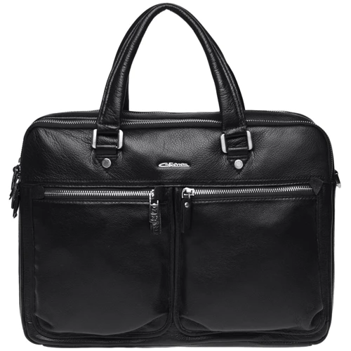 Мужская сумка мессенджер Giorgio Ferretti черная (3703q11-black): Пол Мужской