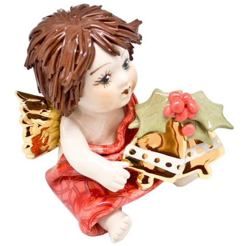 Фигура Zampiva Рождественский амурчик с колокольчиками (h 21x22x20 см) (517-3163): Производитель Zampiva