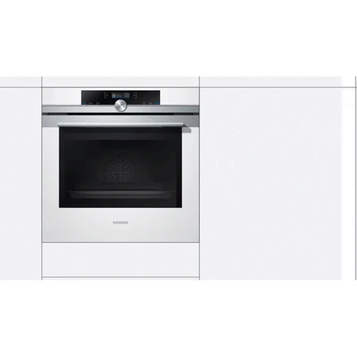 Духовой шкаф электрический Siemens HB634GBW1: Объем, л 71