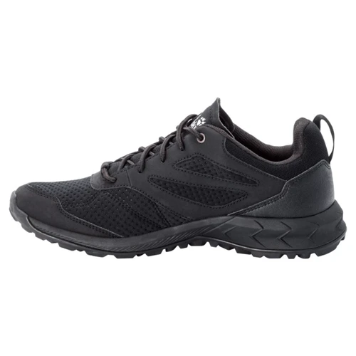 Полуботинки Jack Wolfskin Woodland Texapore Low M 4039211-6000 43.5 черные текстиль демисезон фото 2