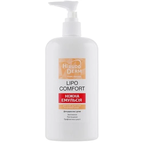 Hirudo Derm Lipo Comfort Atopic Program Эмульсия для кожи 400 ml: Объем, мл 400