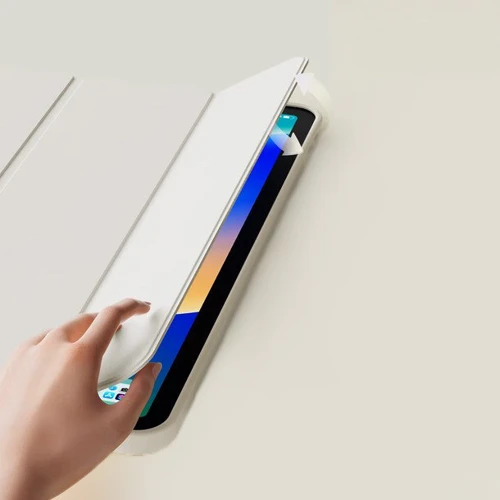 Аксесуар для iPad BeCover Tri Fold Soft TPU Silicone Beige для iPad Pro 11 M4 2024 (711745): Матеріал полиуретан