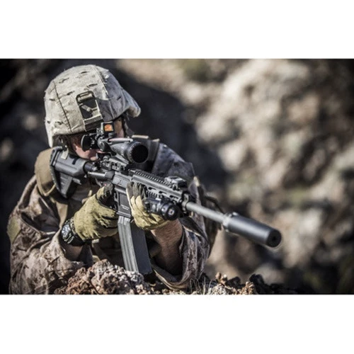 Прицел Trijicon оптический ACOG 4x32 BAC и прицел коллиматорный RMR 3.25 МОА Gray комплект (TA31-D-100568): Отстройка от параллакса Отстройка параллакса сбоку