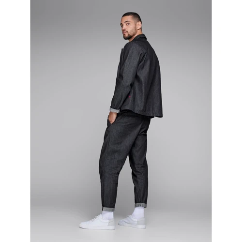 Куртка Jack & Jones 78616140 48 темно-синяя демисезон: Фасон Прямой