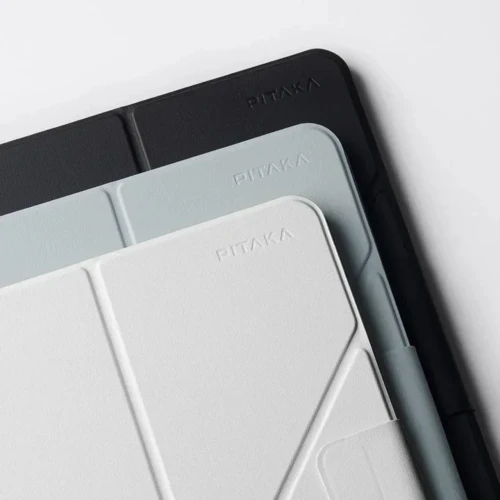 Аксесуар для iPad Pitaka MagEZ Case Folio 2 Black (FOL2404P) для iPad Pro 13 2024 M4: Особливості трансформируется в подставку, отделение для стилуса, Надежная защита от царапин и загрязнений, режим автопробуждения/сна