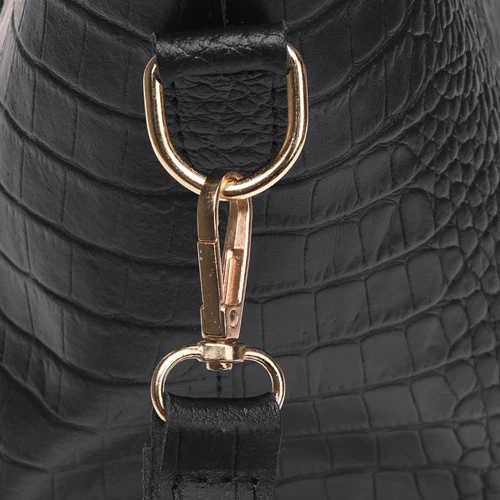 Женская сумка тоут Ricco Grande черная (1l953rep-black): Застежка Молния