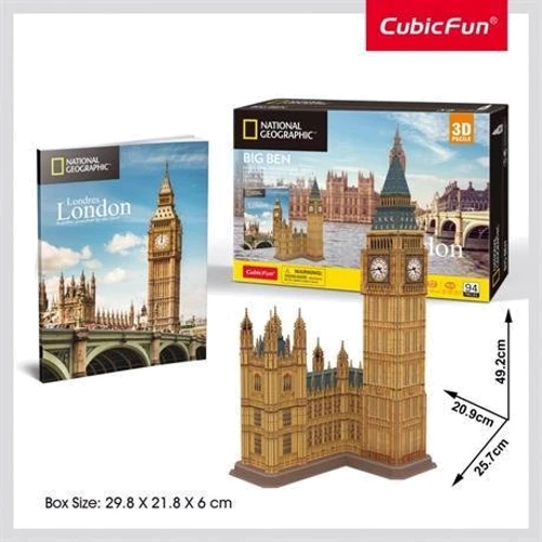 3D пазл CubicFun National Geographic Биг-Бен (DS0992h)