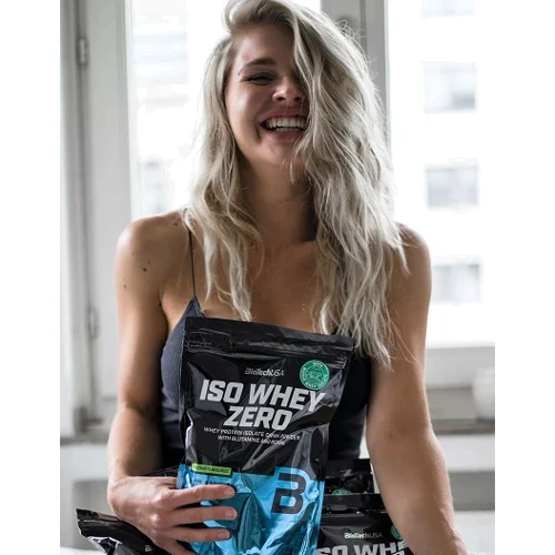 Протеин BioTechUSA Iso Whey Zero 500 g / 20 servings / Strawberry фото 8