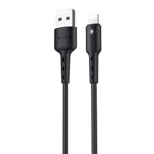 Кабель Hoco USB Cable to Lightning X30 2A 1.2m Black