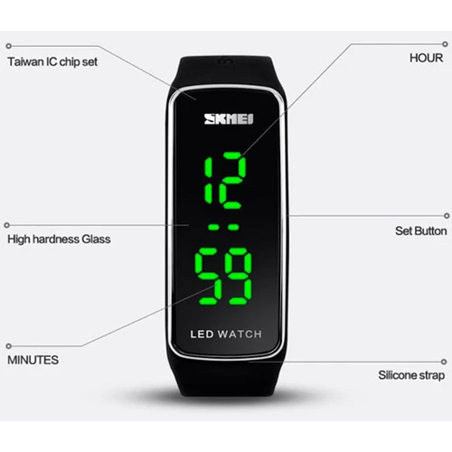 Наручний годинник Skmei Electro II 1119: Механізм Кварцевый