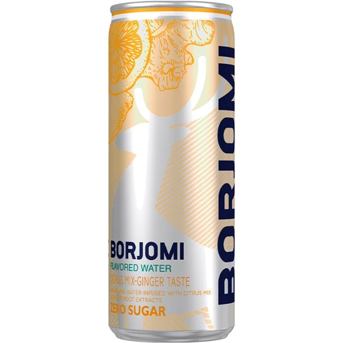 Безалкогольный напиток Боржоми Citrus Mix Ginger Taste, 0.33 л ж/б (WT4495)