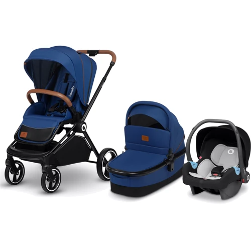 Коляска 3 в 1 Lionelo Mika Blue Navy