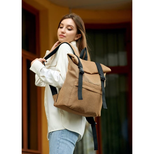 Жіночий рюкзак Sambag RollTop Milton коричневий (24211069): Тип Рюкзаки