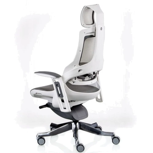 Кресло офисное Special4You Wau Snowy Fabric White (E6163): Оснащение Подголовник, Подлокотники, С колесиками, С крестовиной
