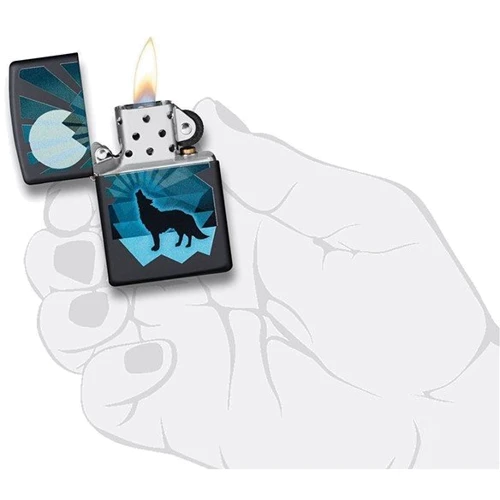 Запальничка Zippo Wolf And Moon Design (29864) фото 6