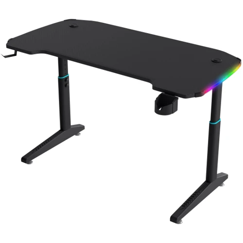 Геймерський стіл GT Racer 120x60x71-79 см Black (T-1221)