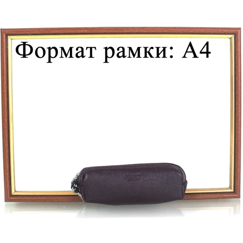 Мужская ключница Grass темно-коричневая (SHI553-9): Материал Натуральная кожа