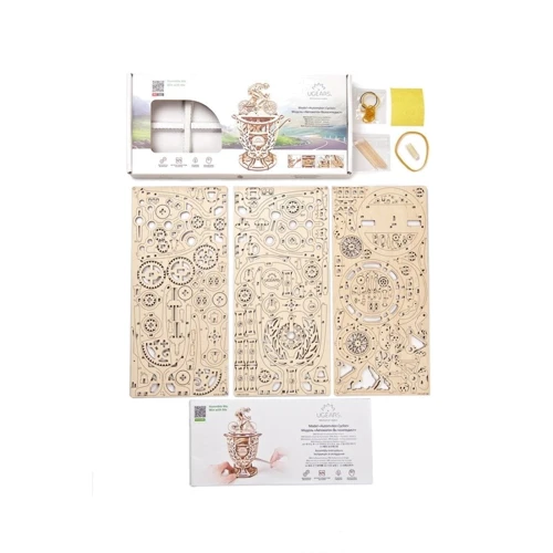 Механічний 3D пазл UGEARS Автоматон Велосипедист (70148)