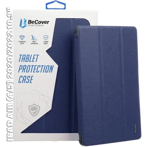 Аксессуар для iPad BeCover Case Book Tri Fold Hard Deep Blue for iPad Air 2020/iPad Air 2022 (711128) фото 5