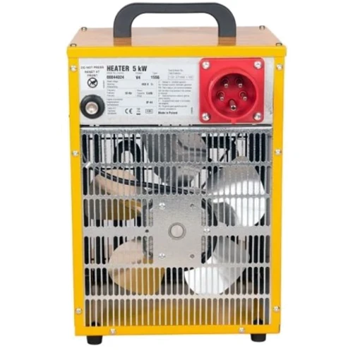 Тепловентилятор Inelco Heater 5 кВт 400В 400м³/час желтый (175100006): Мощность, кВт 5