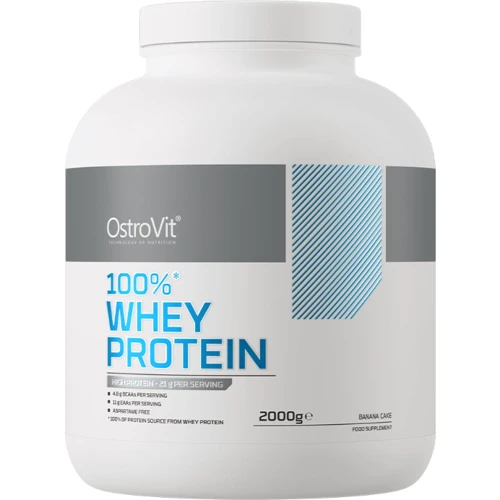 Протеин OstroVit Whey Protein 2000 g /66 servings/ Banana Cake